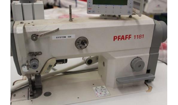 naaimachine PFAFF 1181, werking niet gekend
